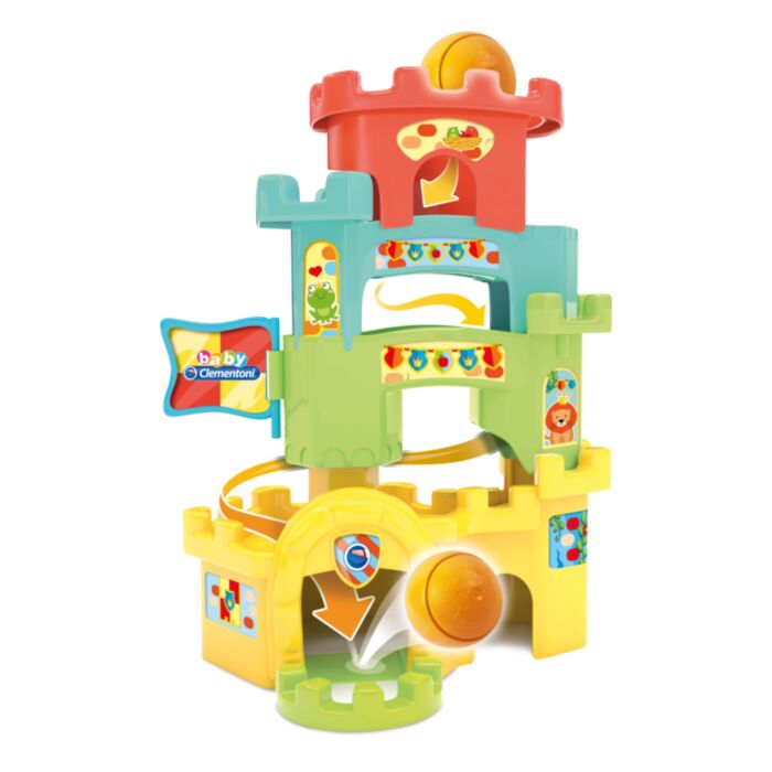 Baby Clementoni Play For Future Baby Toddler Toy Ball Drop Castle For 10-36 Months