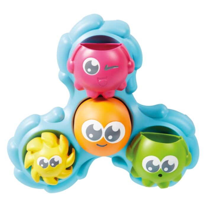 Tomy Toomies Baby Toddler Bath Toy Spin And Splash Octopals For 12+ Months