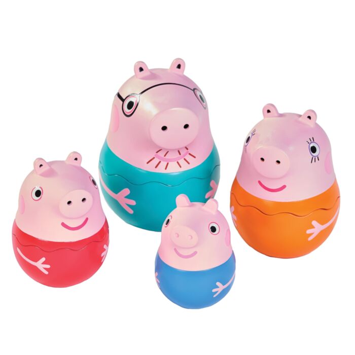 Tomy Toomies Baby Toddler Bath Toy Peppa Pig Nesting Family For 18+ Months