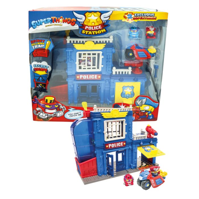 Superzings Playset Police Station For Ages 3+