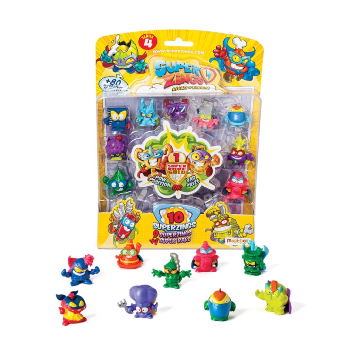 Superzings Series 4 Blister 9 + 1 Figures For Ages 3+