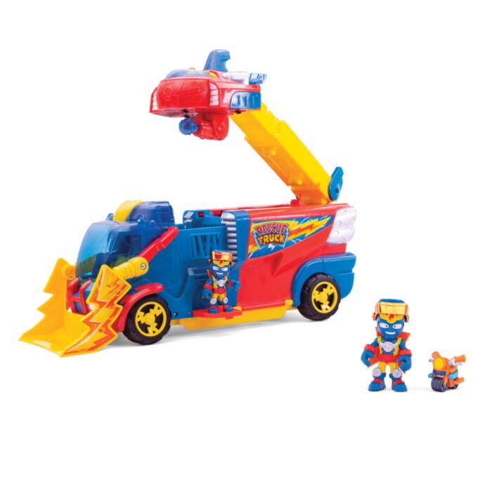 Superthings Vehicle With Light & Sound 2 In 1 Rescue Truck For Ages 3+