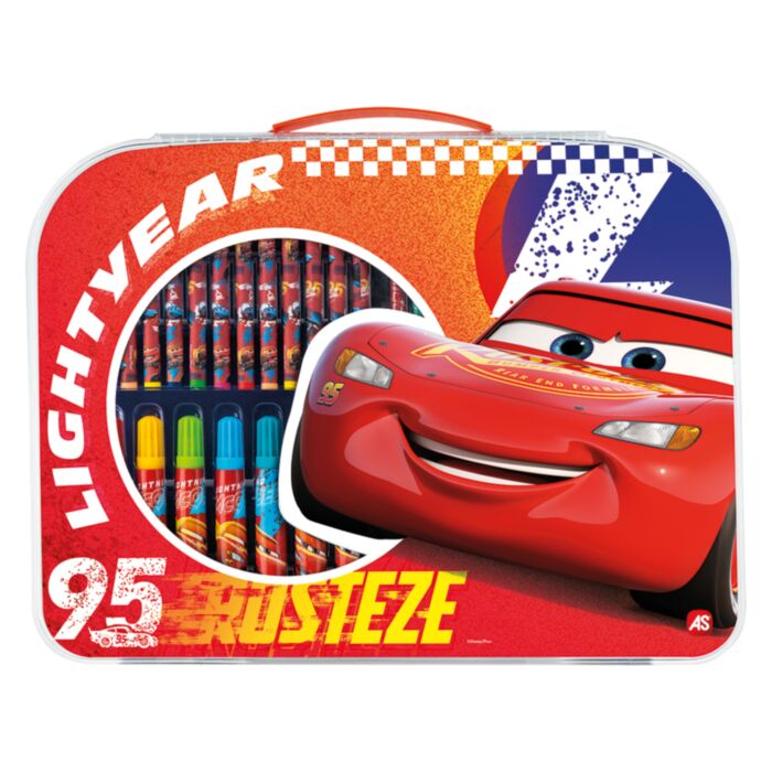 AS Art Case Drawing Set Disney Cars For Ages 3+