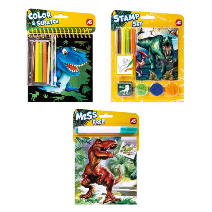 AS Drawing Set Pocket Dinosaurs For Ages 3+