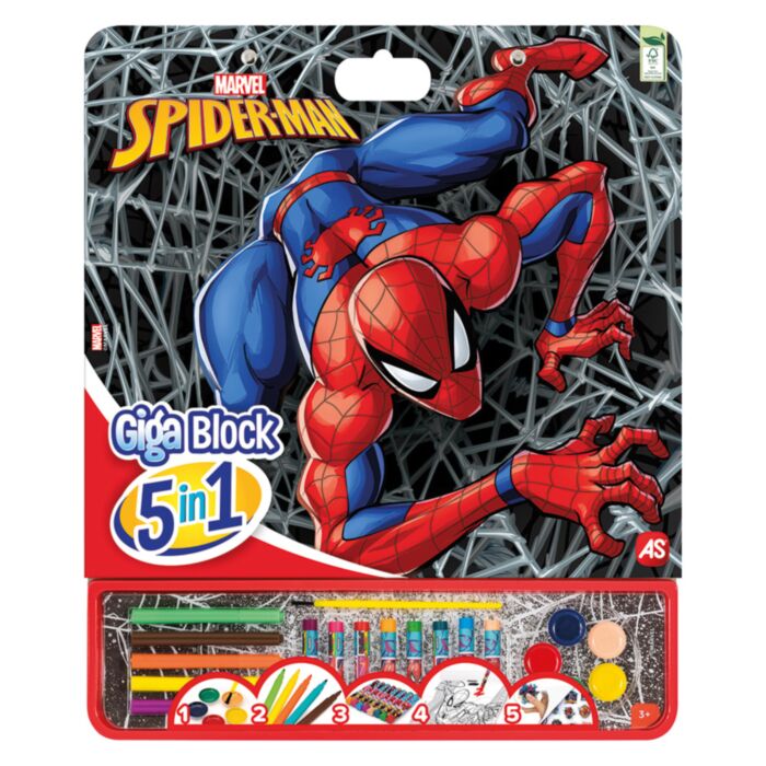 Giga Block Drawing Set Marvel Spiderman 4 In 1 For Ages 3+