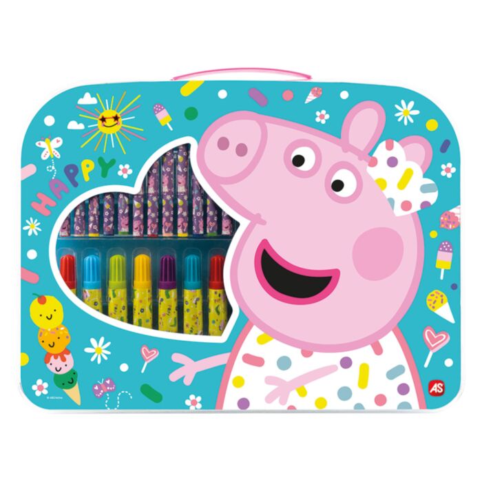 AS Art Case Drawing Set Peppa Pig For Ages 3+