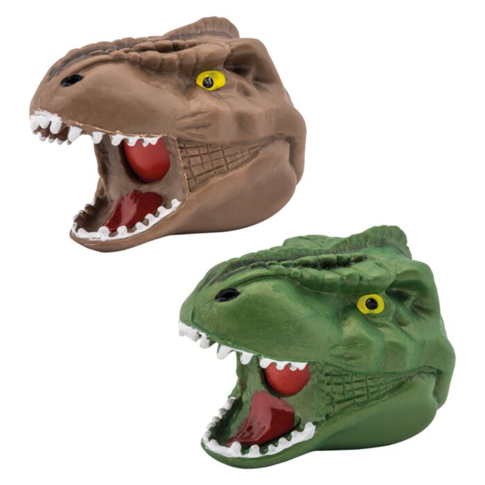 AS Squishy Dino Head In 2 Colors For Ages 3+