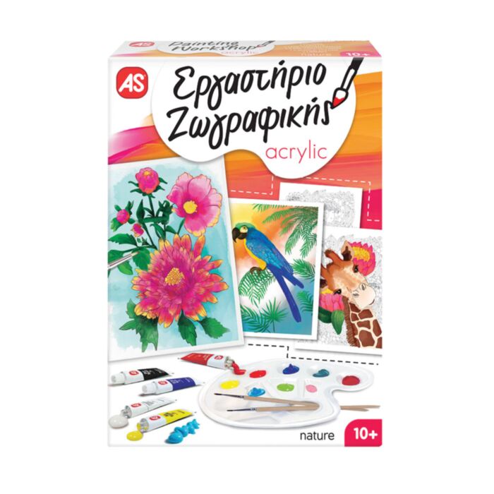 Painting Workshop Acrylic Drawing Set Nature For Ages 10+