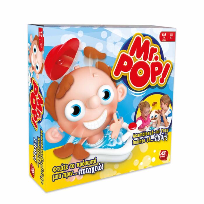 AS Games Board Game Mr. Pop For Ages 4+ And 1-4 Players