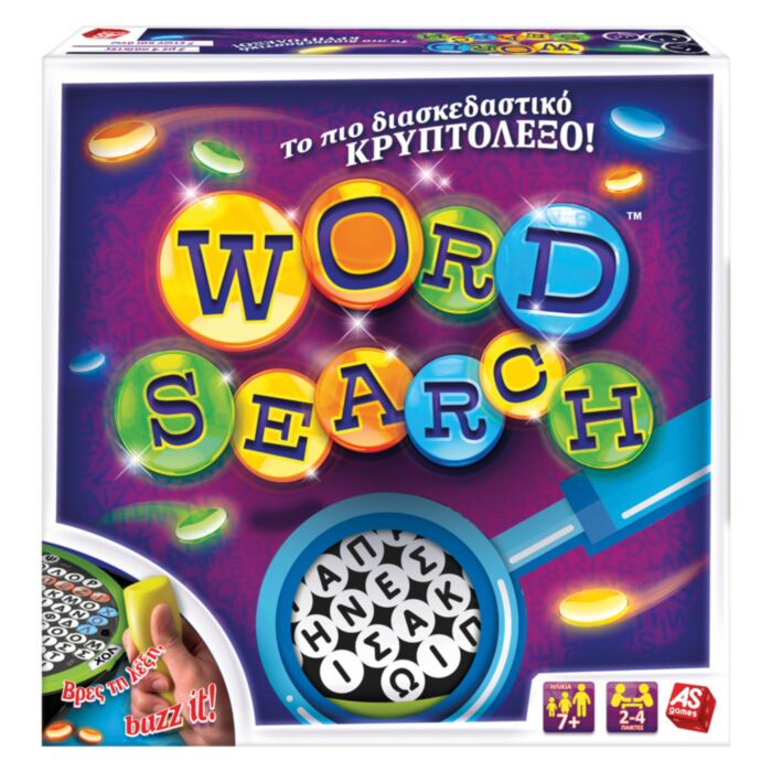 AS Games Board Game Wordsearch For Ages 7+ And 2-4 Players