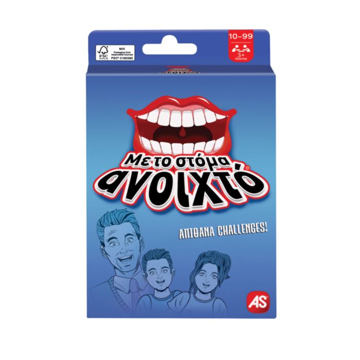 AS Games Card Game Me To Stoma Anoixto For Ages 10+ And 3+ Players