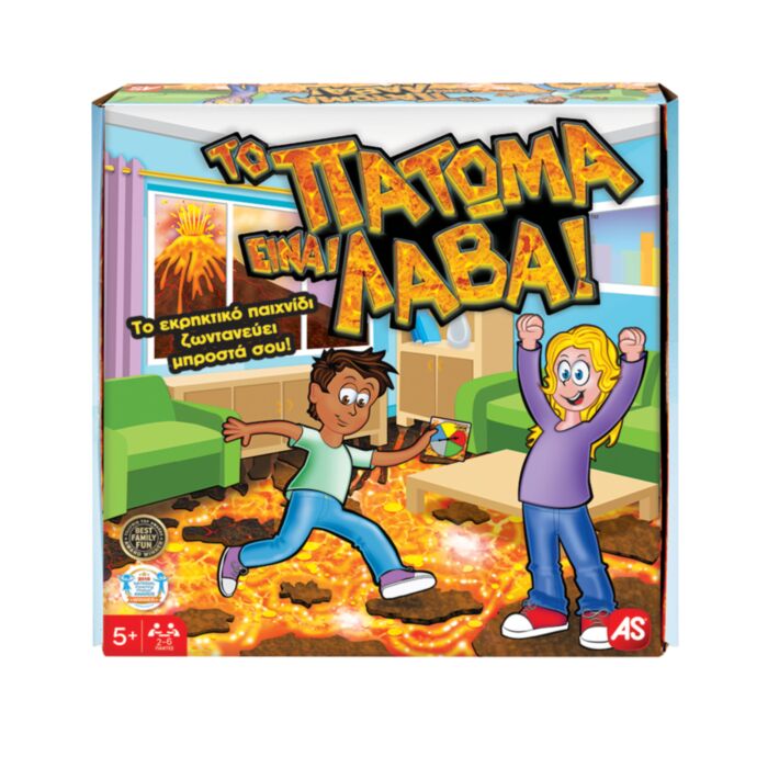 AS Games Board Game To Patwma Einai Lava For Ages 5+ And 2-6 Players