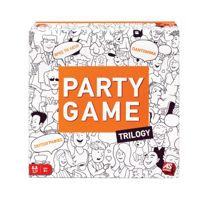 AS Games Board Game Party Game Trilogy For Ages 8+ And 3-16 Players