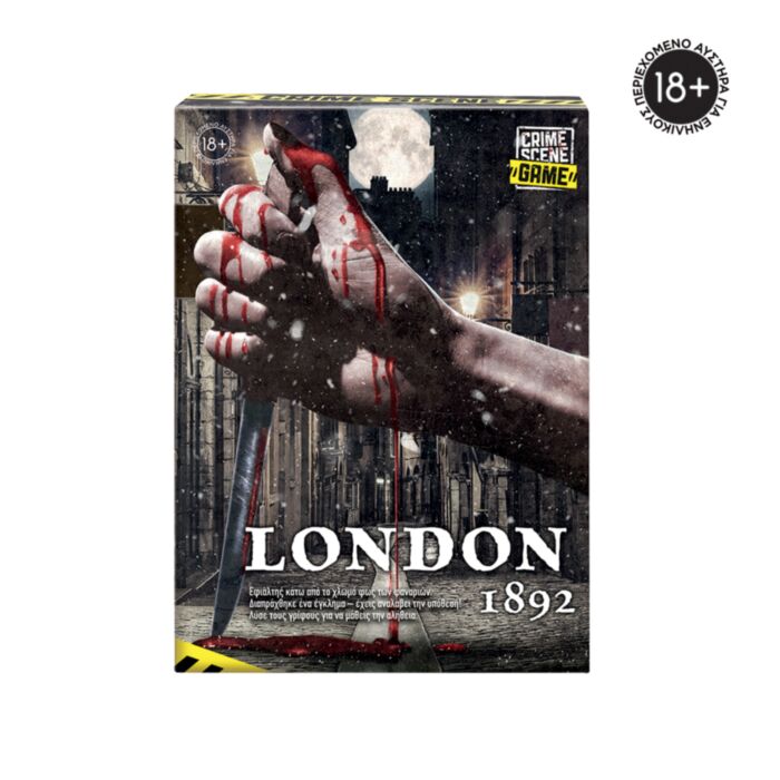 AS Games Board Game Crime Scene London 1892 For Ages 18+ And 1+ Players