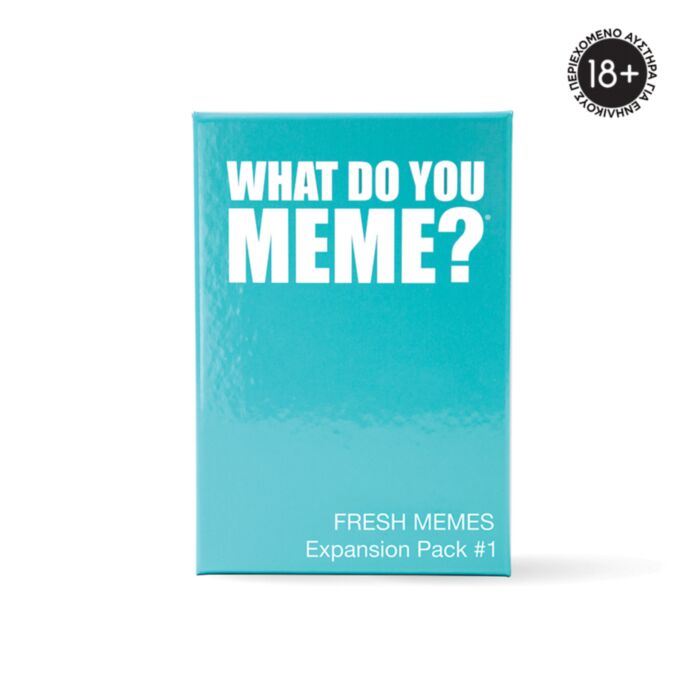 AS Games Board Game What Do You Meme? Fresh Memes Expansion Pack For Ages 18+