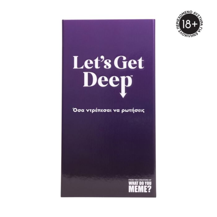 AS Games Board Game Let's Get Deep For Ages 18+ And 2+ Players