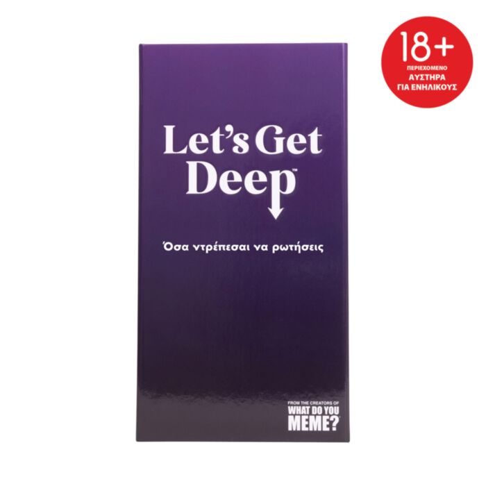 AS Games Board Game Let's Get Deep For Ages 18+ And 2+ Players