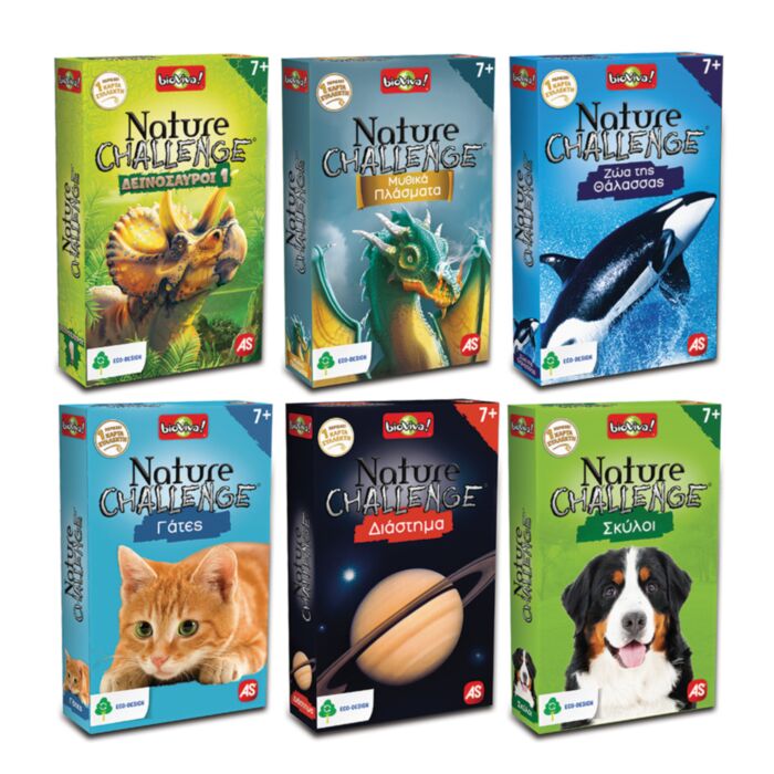 AS Games Card Game Nature Challenge Animals For Ages 7+ And 2-6 Players