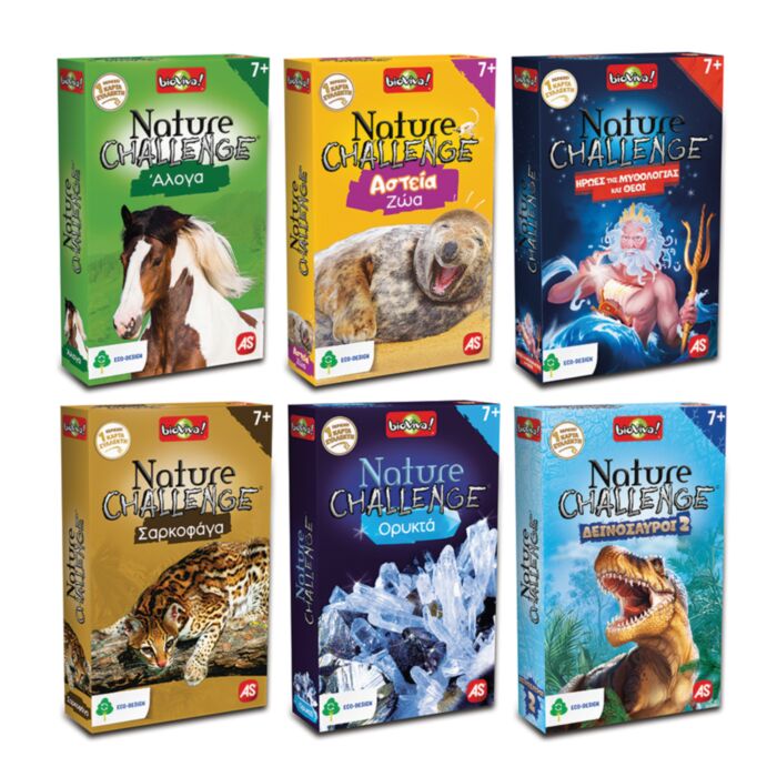 AS Games Card Game Nature Challenge Nature For Ages 7+ And 2-6 Players