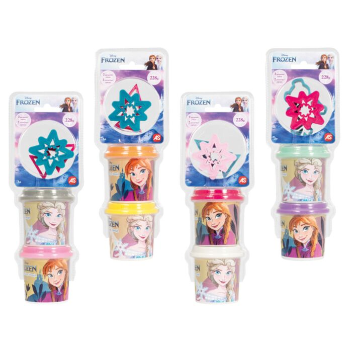 AS Πλαστελίνη Disney Frozen Σετ 2 Βαζάκια Με 2 Cutters 228gr Για 3+ Χρονών