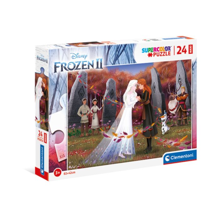 Clementoni Παιδικό Παζλ Maxi Super Color Frozen 2 24 τμχ