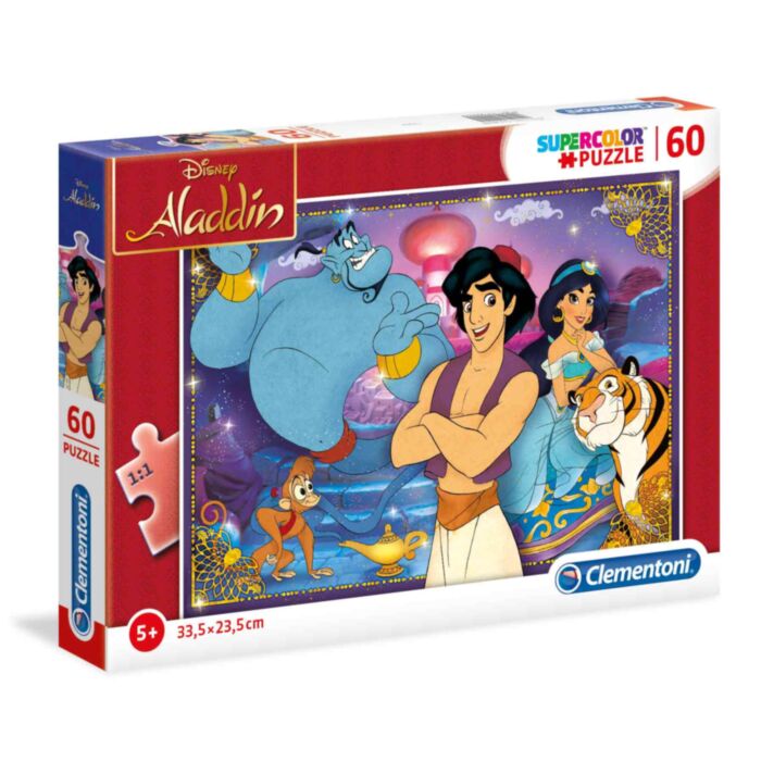 Clementoni Kids Puzzle Super Color Aladdin 60 pcs