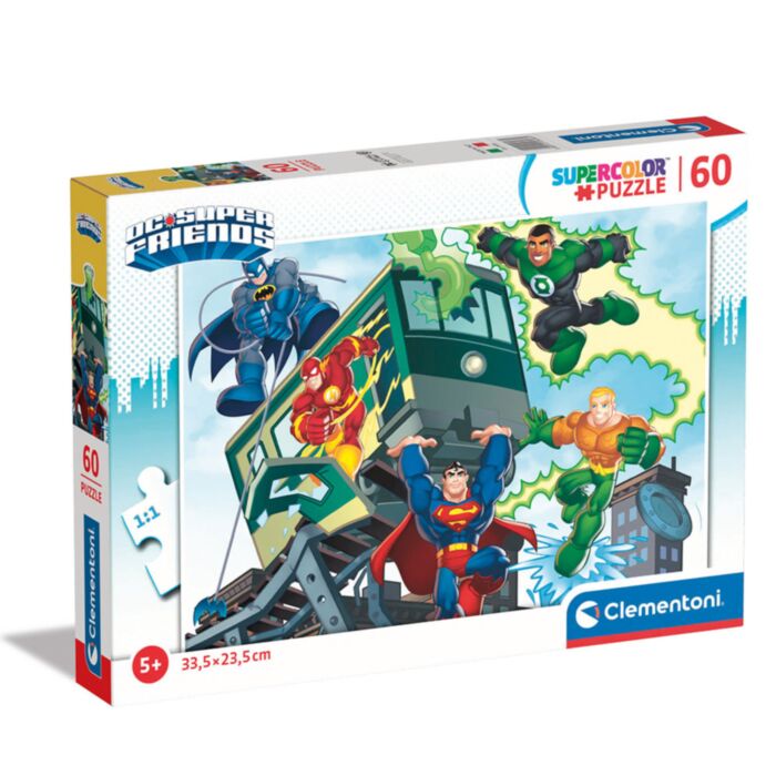 Clementoni Kids Puzzle Super Color Superfriends 60 pcs