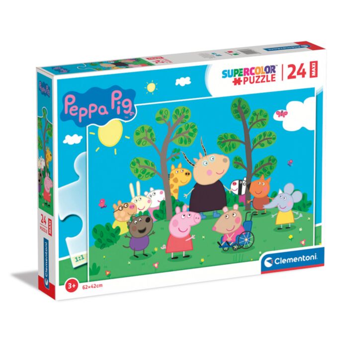 Clementoni Kids Puzzle Maxi Supercolor Peppa Pig 24 pcs