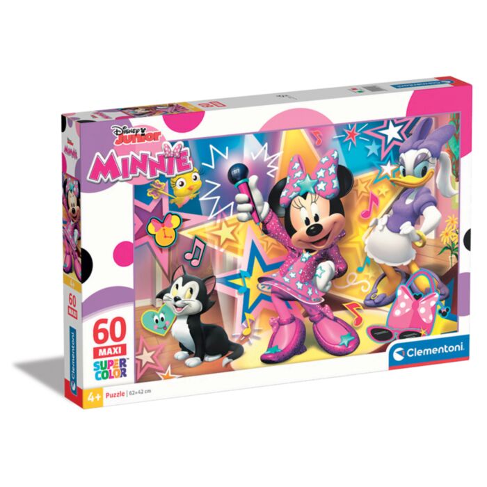Clementoni Kids Puzzle Maxi Supercolor Disney Minnie 60 pcs