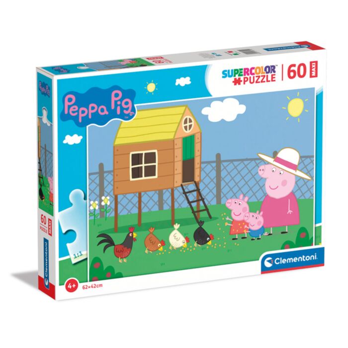 Clementoni Kids Puzzle Maxi Supercolor Peppa Pig 60 pcs