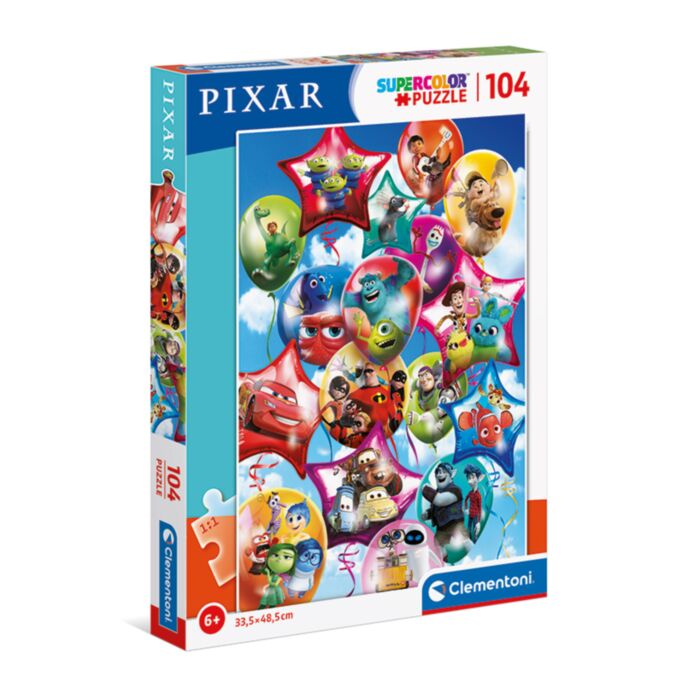 Clementoni Kids Puzzle Super Color Pixar Party 104 pcs