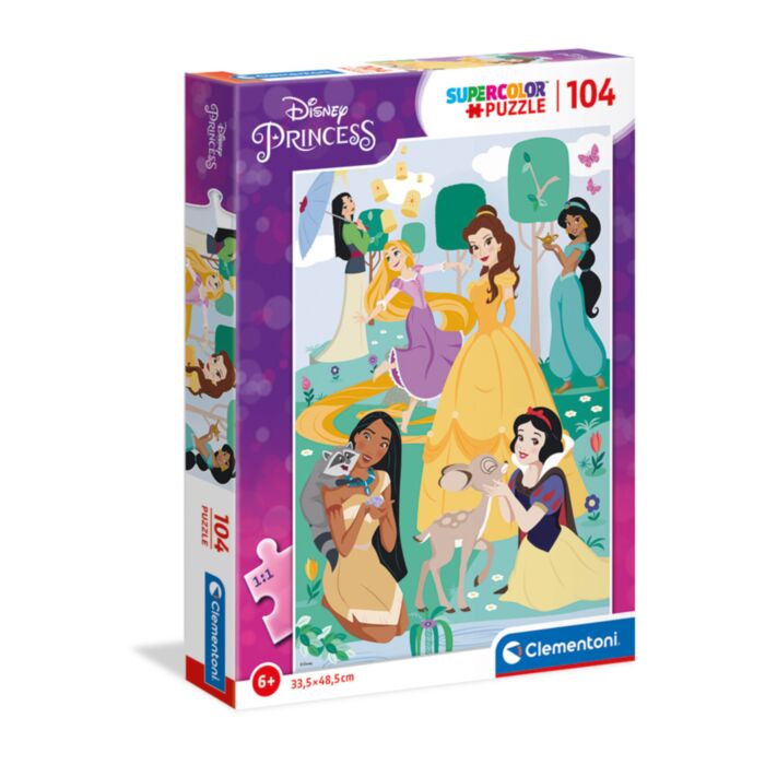 Clementoni Kids Puzzle Super Color Princess 104 pcs