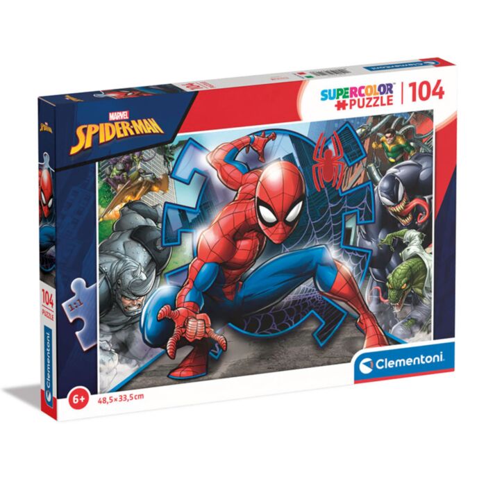 Clementoni Kids Puzzle Super Color SpiderMan 104 pcs