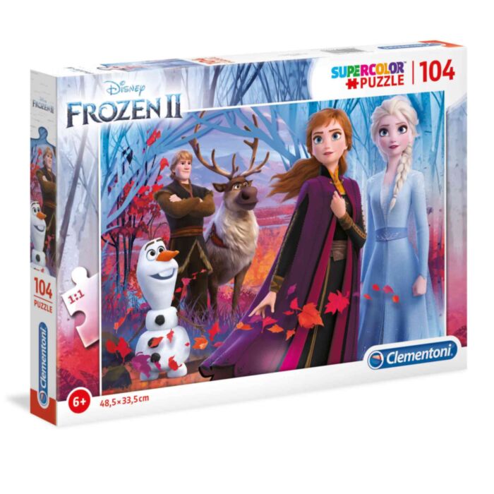 Clementoni Kids Puzzle Super Color Frozen 2 104 pcs