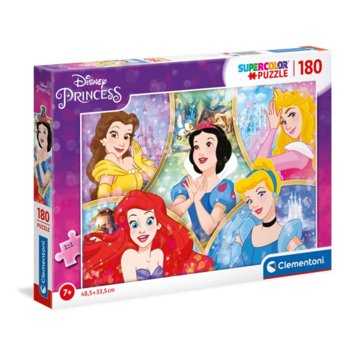 Clementoni Kids Puzzle Super Color Princess 180 pcs