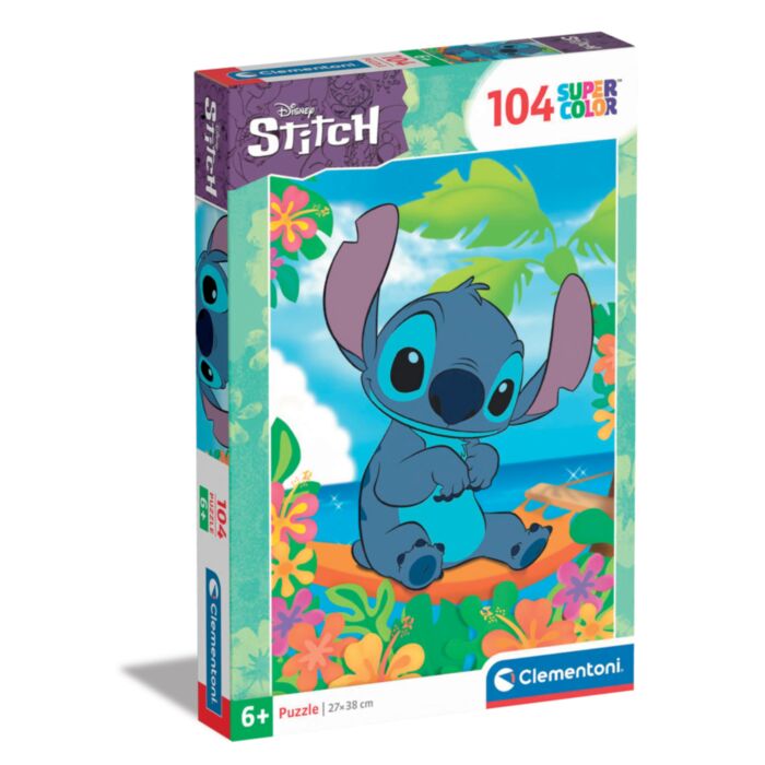 Clementoni Kids Puzzle Super Color Disney Stitch 104 pcs