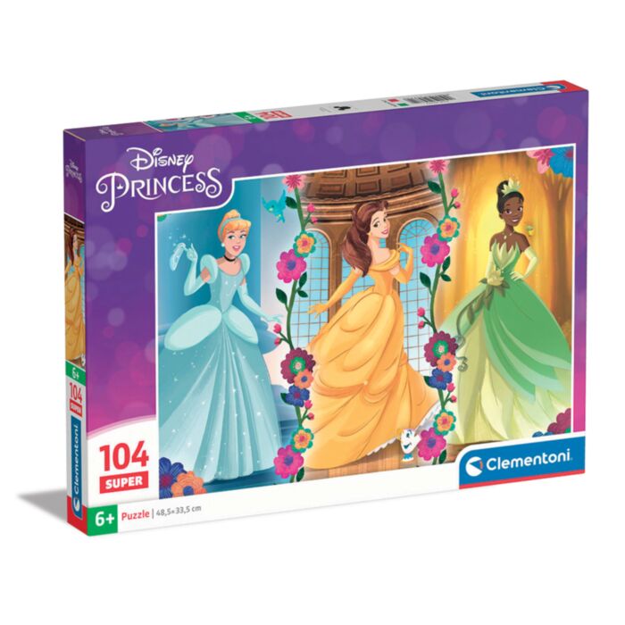 Clementoni Kids Puzzle Super Color Disney Princesses 104 pcs