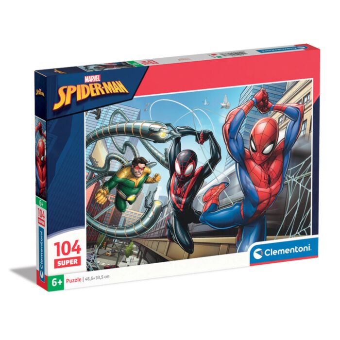 Clementoni Kids Puzzle Super Color Marvel Spiderman 104 pcs