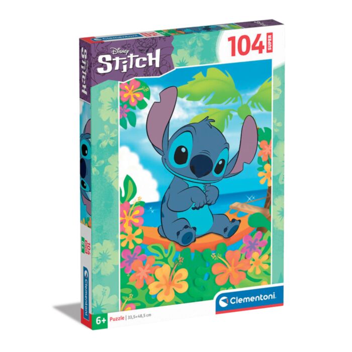 Clementoni Kids Puzzle Super Color Disney Stitch 104 pcs