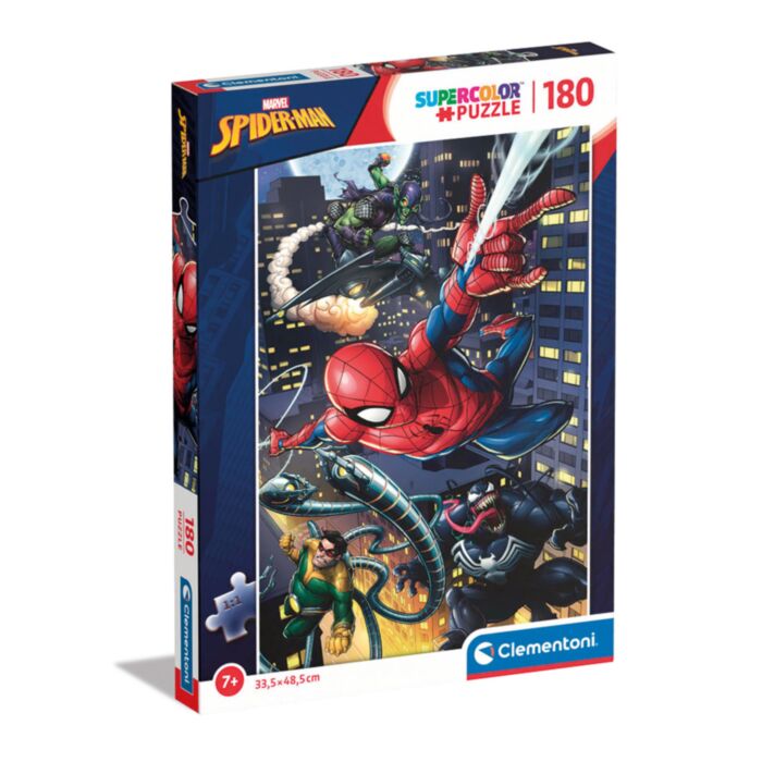 Clementoni Kids Puzzle Supercolor Marvel Spiderman 180 pcs