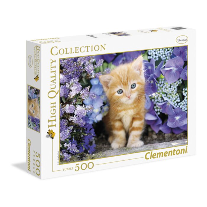 Clementoni Puzzle High Quality Collection Kitten With Blue Eyes 500 pcs