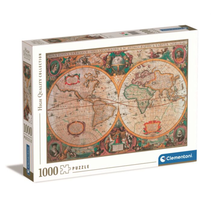 Clementoni Puzzle High Quality Collection Antique Map 1000 pcs