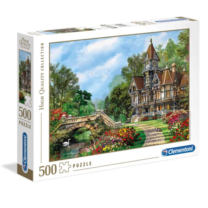 Clementoni Puzzle High Quality Collection Old Waterway Cottage 500 pcs