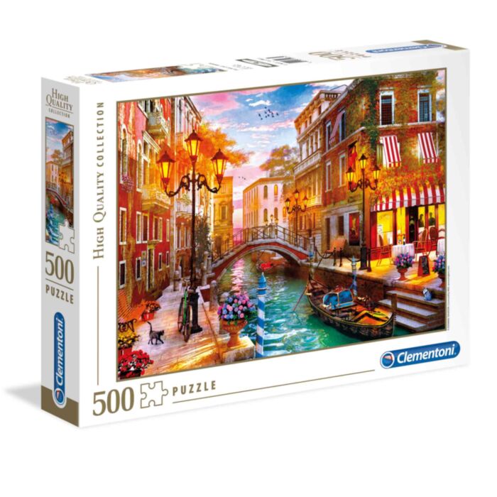 Clementoni Puzzle High Quality Collection Sunset Over Venice 500 pcs