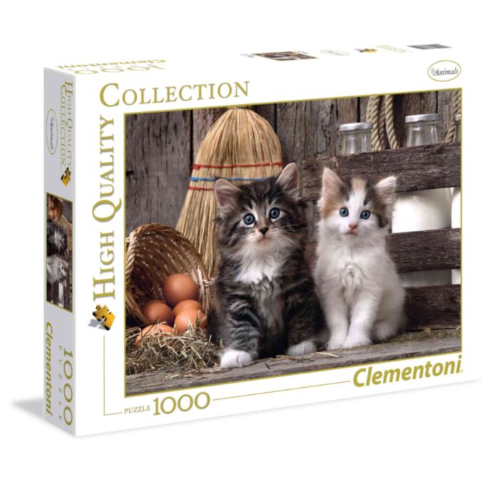 Clementoni Puzzle High Quality Collection Cute Kittens 1000 pcs