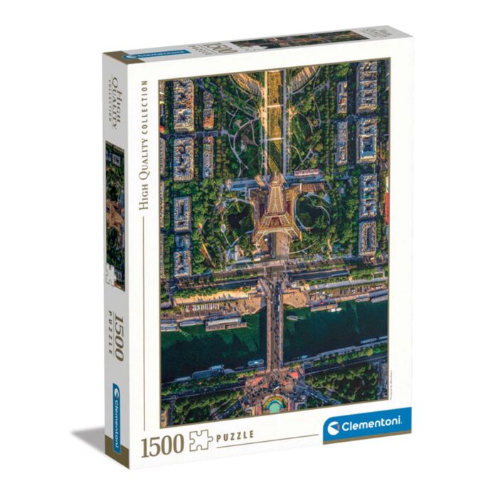 Clementoni Puzzle High Quality Collection Flying Over Paris 1500 pcs