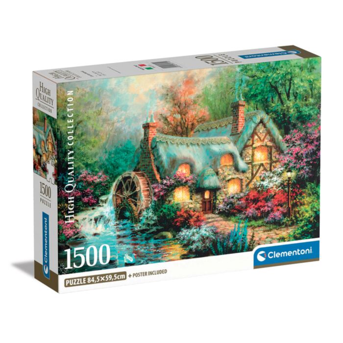 Clementoni Puzzle High Quality Collection Country Escape 1500 pcs - Compact Box