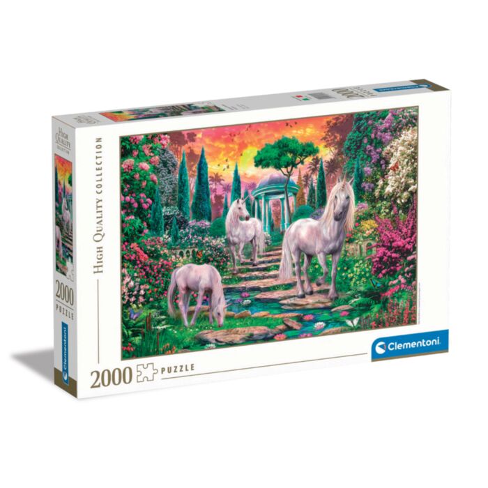 Clementoni Puzzle High Quality Collection Classical Garden Unicorns 2000 pcs