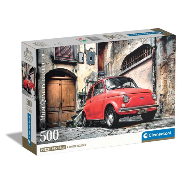 Clementoni Puzzle High Quality Collection Fiat 500 - 500 pcs - Compact Box