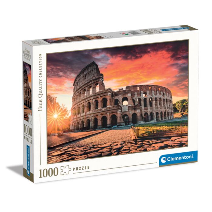 Clementoni Puzzle High Quality Collection Sunset At The Colosseum 1000 pcs